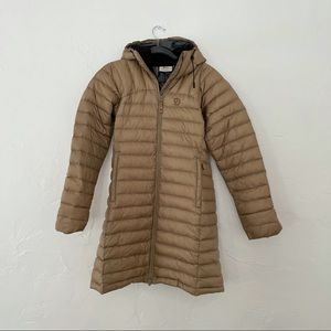 Fjallraven Parka in Golden Tan, Size Small